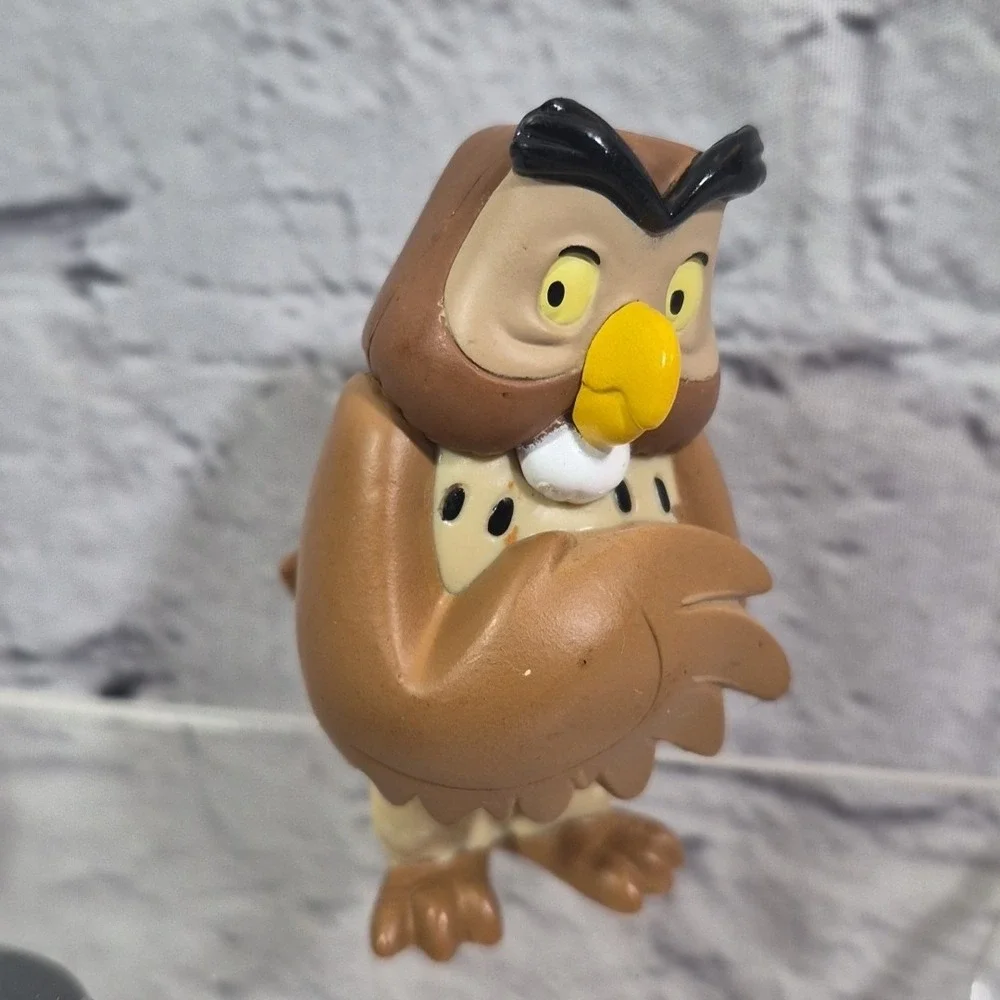 Disney Winnie The Pooh Figures Vinyl Lot Of 4 Cake Topper Toys Owl Eeyore